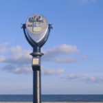 Coin-operated viewing binoculars for tourists, Cape May, New Jersey