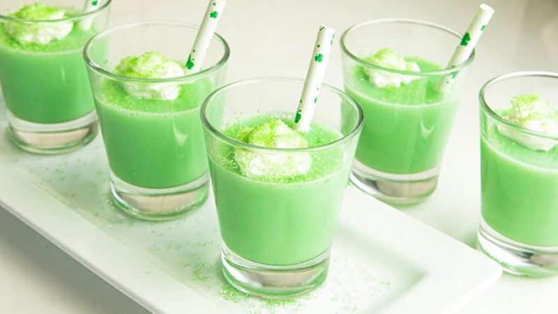 Irish shake jello shots