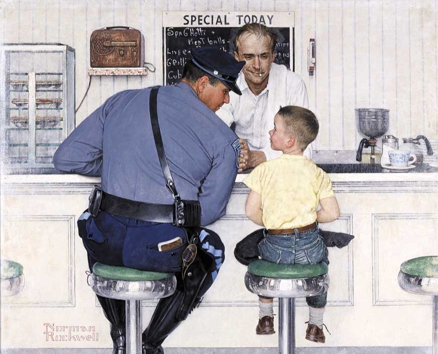 Norman Rockwell The-Runaway