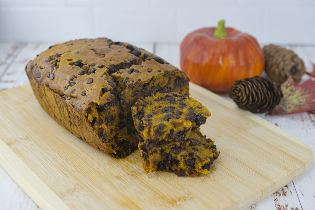 Pumpkin Bread with Chocolate Chips