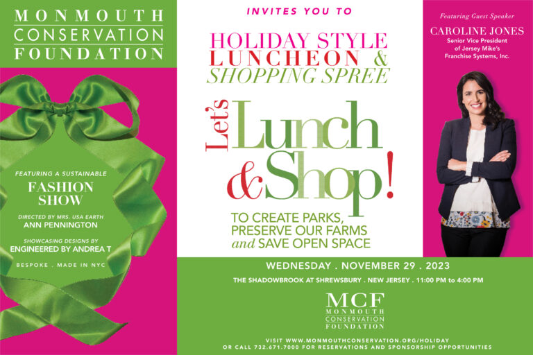 Monmouth Conservation Foundation’s Holiday Style Luncheon & Shopping Spree