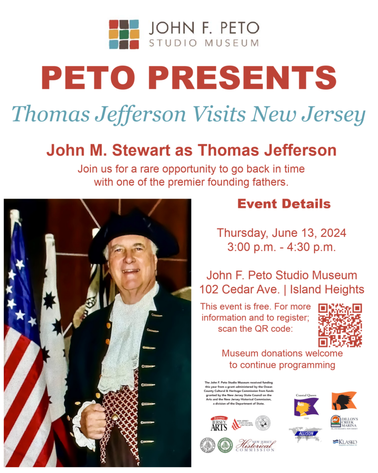 Peto Presents: Thomas Jefferson Visits New Jersey