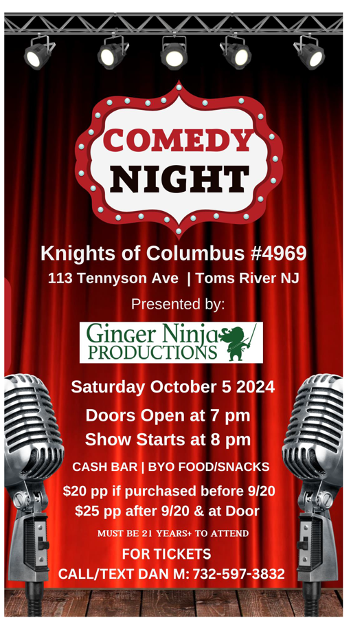 Comedy Night Fundraiser for the K of C