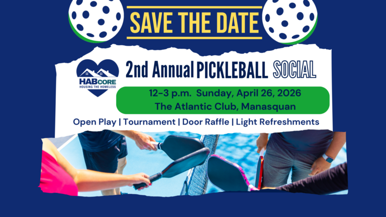 Play Pickleball for a Purpose: Pickleball Social Supports Jersey Shore Housing Programs